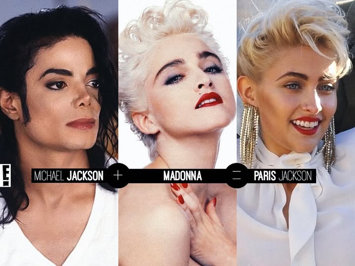 E! Latino Facebook post: Michael Jackson + Madonna = Paris Jackson