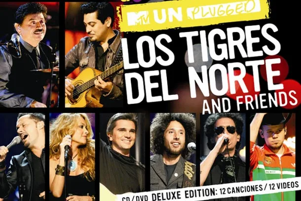 Los Tigres del Norte social site for their MTV Unplugged