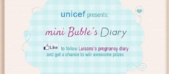 UNICEF and Luisana Lopilato launch an online application with pregnancy information