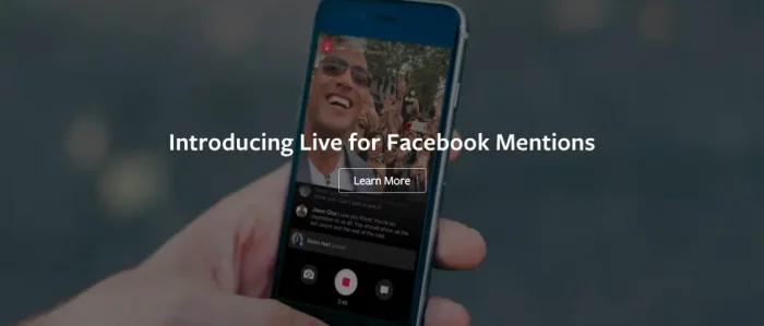 Introducing Live for Facebook Mentions